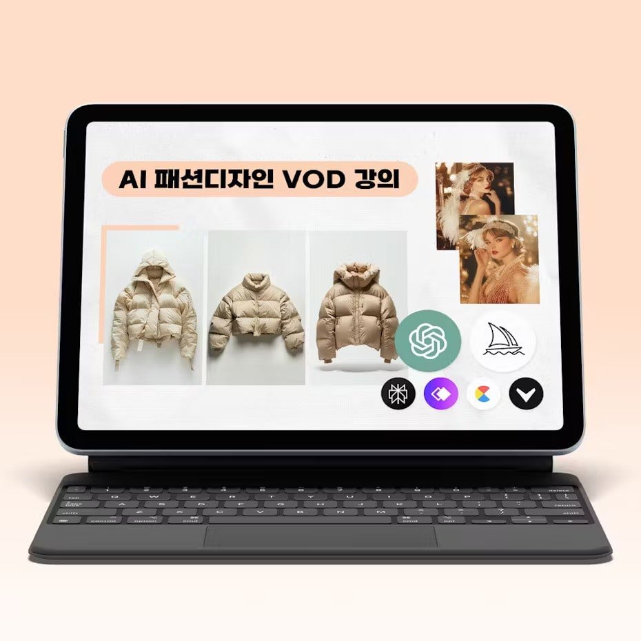 AI 패션 디자인 텀블벅 커버 이미지